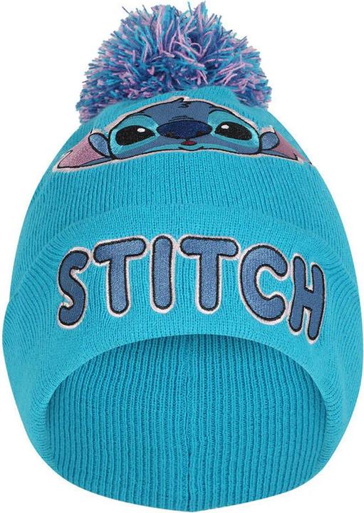 Actual product image Lilo & Stitch Unisex Adult Face Embroidered Beanie