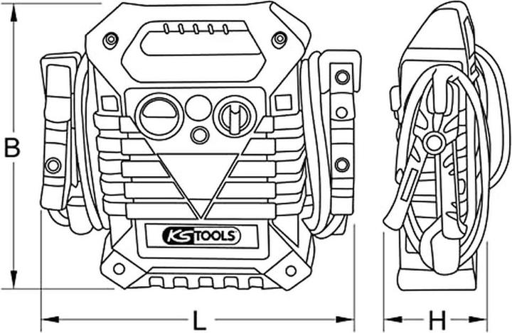 Produktbild KS Tools 550.1810 (2500 A, 22000 mAh)