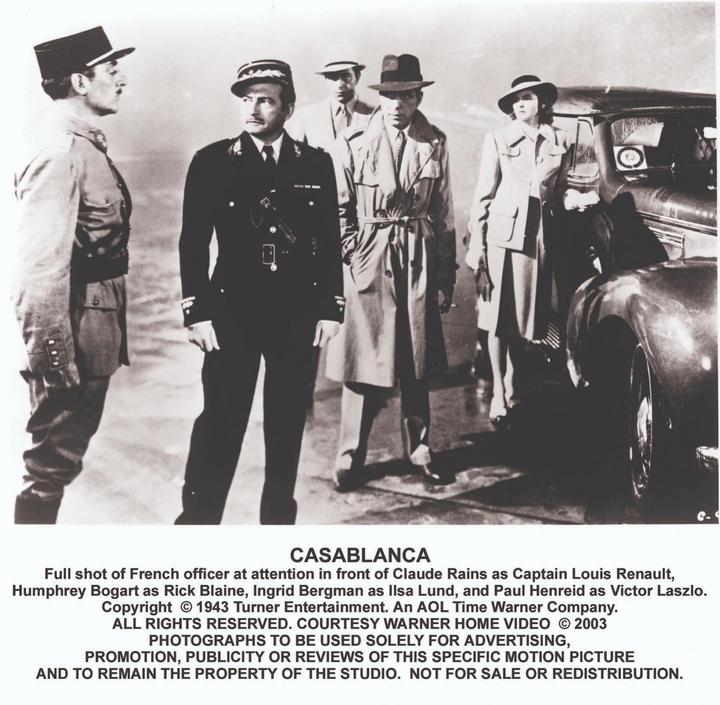 Actual product image Casablanca (Blu-ray, 1942, German, Spanish, French, Italian, English)