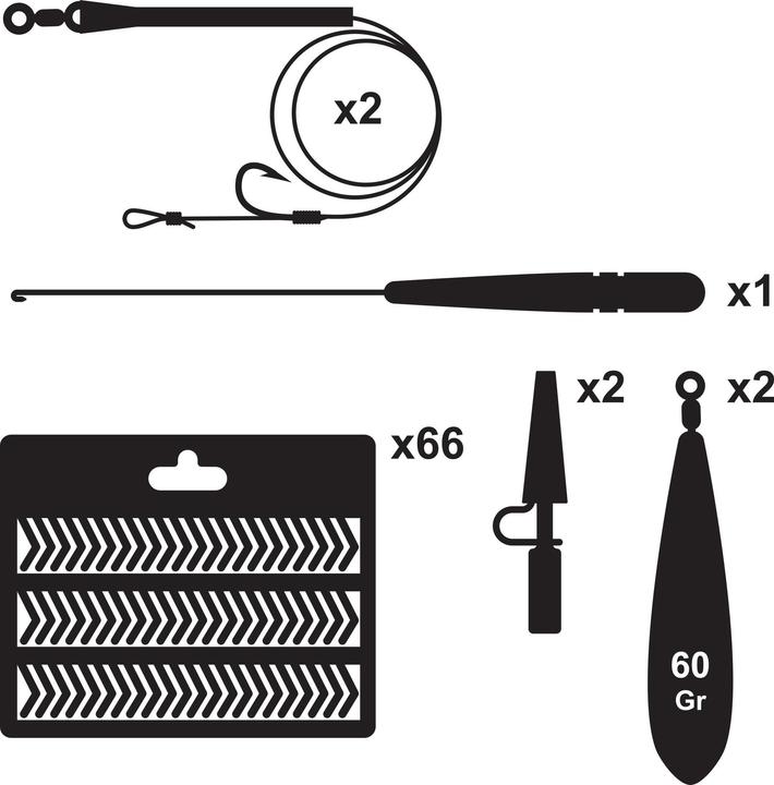 Image du produit Caperlan Accessoires de montage Pêche à la carpe débutant