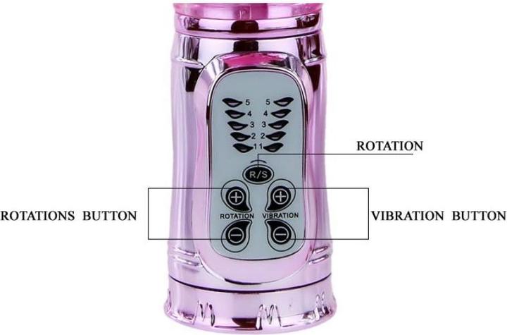 Actual product image Baile Rabbit Vibrator "Throbbing Butterfly