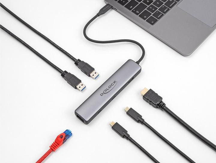 Produktbild Delock USB 40 Gbps USB Type-C Dockingstation 8K (USB-C)