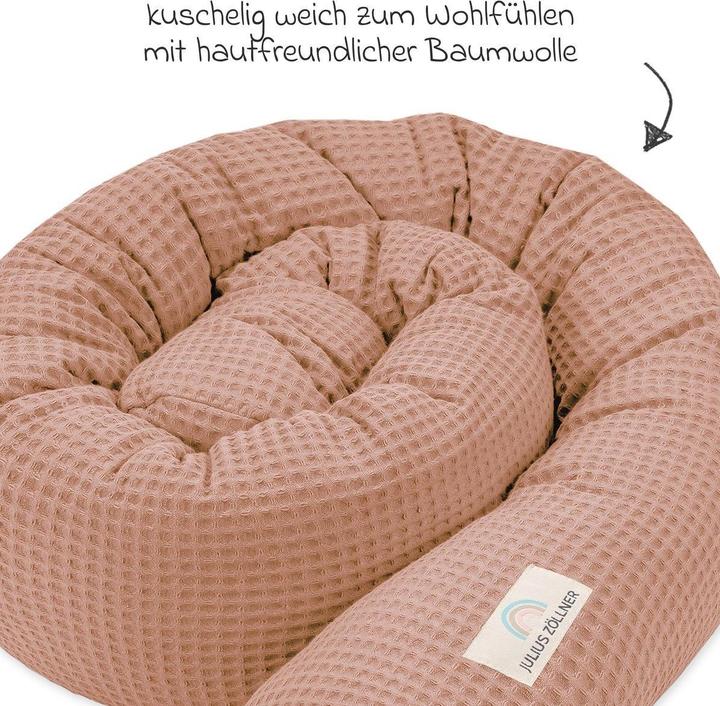 Actual product image Julius Zöllner Bed snake waffle piqué Dune