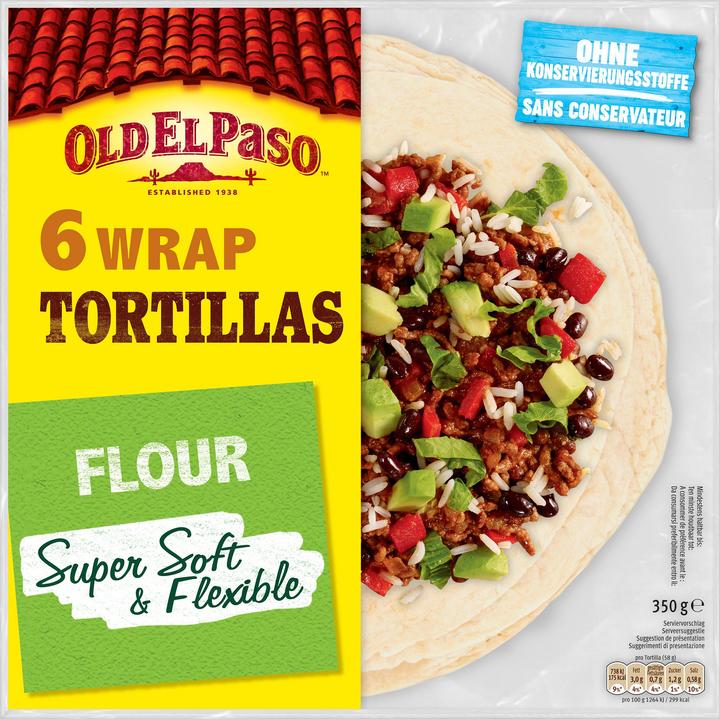 Image du produit Old El Paso Wrap Tortillas 6 Stück (350 g)