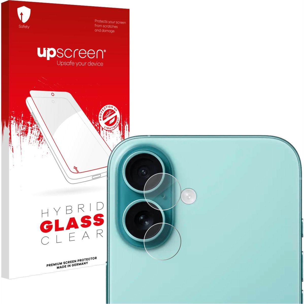 Thumbnail - upscreen Schutzglas Schutzfolie Glas Folie Displayschutz klar (1 Stück, Apple iPhone 16), Smartphone Schutzfolie, Transp...