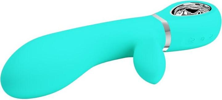 Actual product image Pretty Love Thomas Multifunctional G-Spot Vibrator Aqua Green