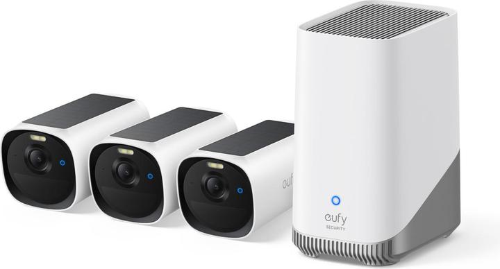 Actual product image eufy ANKER EUFYCAM E40 3-CAM KIT (HOMEBASE S3 (2560 x 1440 Pixels)