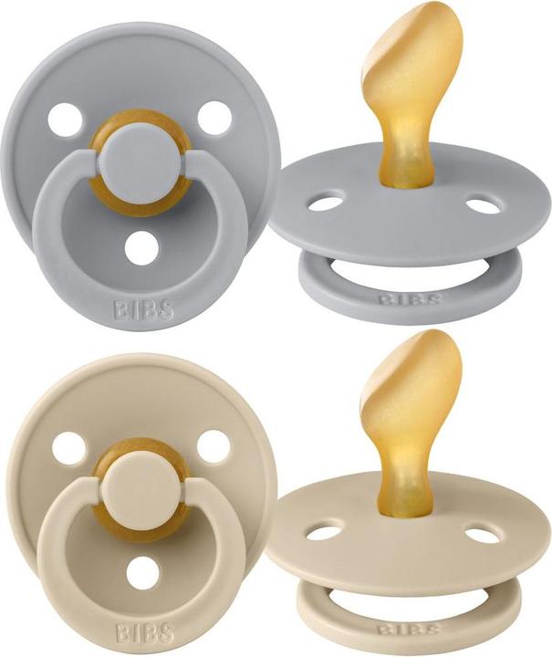Produktbild Bibs Colour Latex Schnuller (anatomisch, 6-18 Monate), Cloud & Vanilla (2x, 6 - 12 Monate)