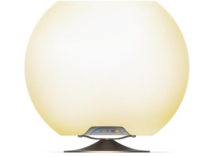 Actual product image Kooduu Sphere - Brushed silver (10 h, Rechargeable battery operated, Battery operated)