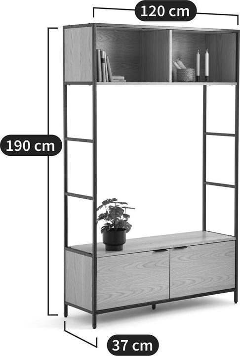 Produktbild La Redoute Interieurs Volga (120 x 37 x 190 cm)
