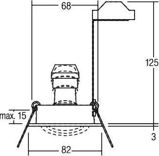 Produktbild Brumberg Einbaudownlight (GU10)