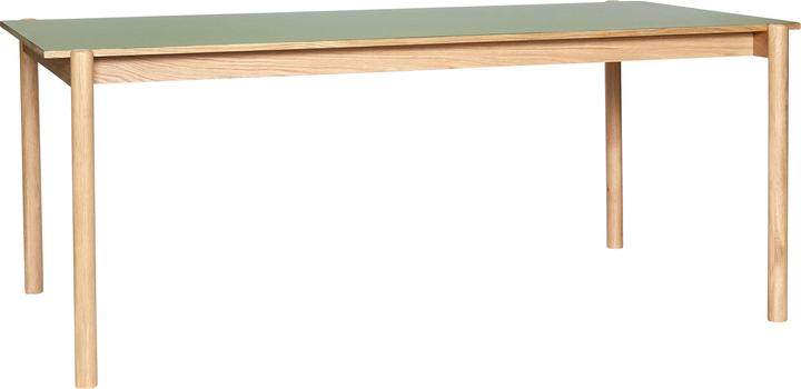 Image du produit Hübsch Oblique Esstisch Rechkteckige Olive (60 x 90 cm)