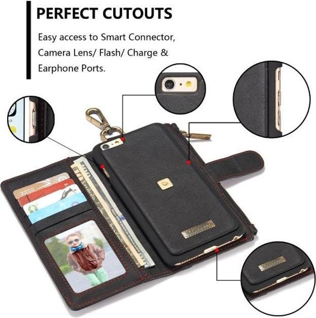 Produktbild Caseme Schlankes Leder Etui mit Portemonnaie (Apple iPhone 6s Plus, Apple iPhone 6 Plus)