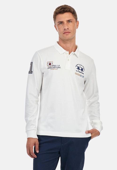 Immagine prodotto La Martina Polo Camicia a maniche lunghe con colletto a polo (M)
