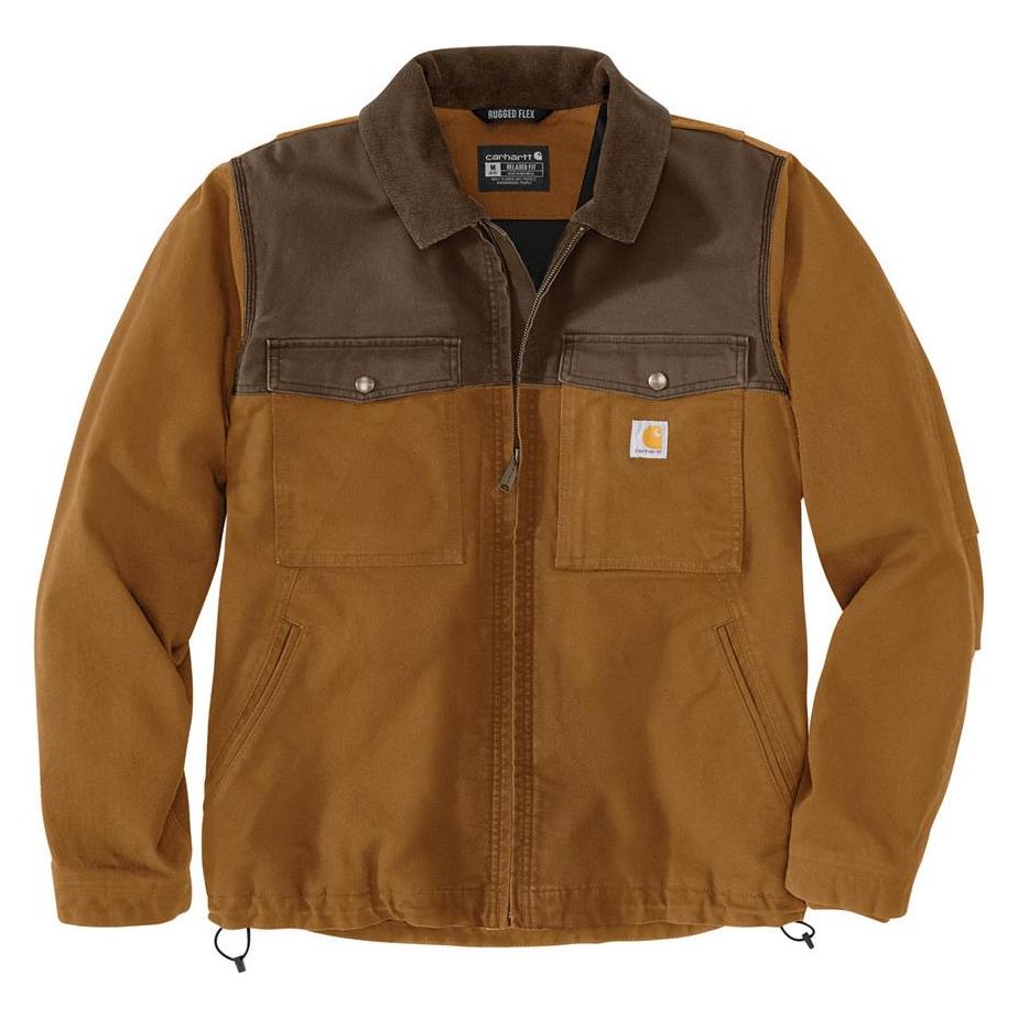 Carhartt, Werkjas, Montana Rugged Flex Duck Brown Jacke (S)