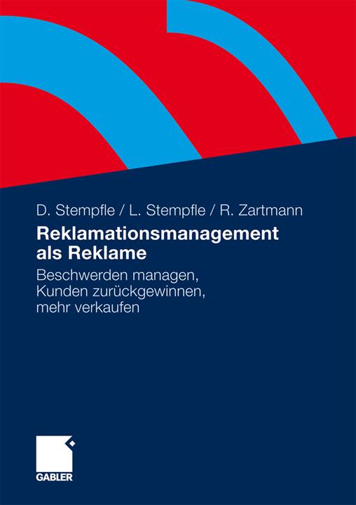 Produktbild Reklamationsmanagement als Reklame (Deutsch, Doris Stempfle, 2009)