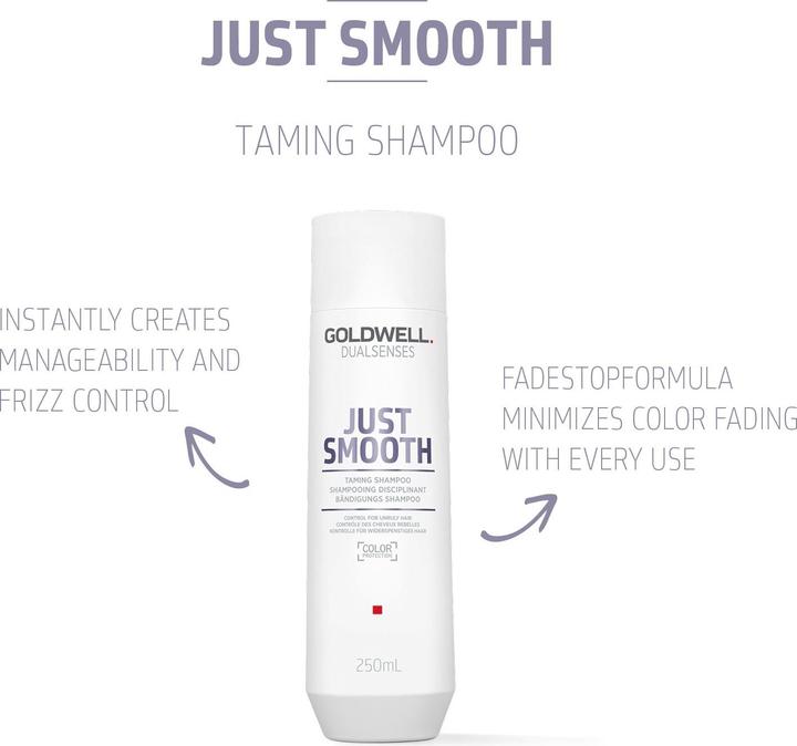 Image du produit Goldwell Shampooing "Just Smooth Taming (250 ml, Shampoing liquide)