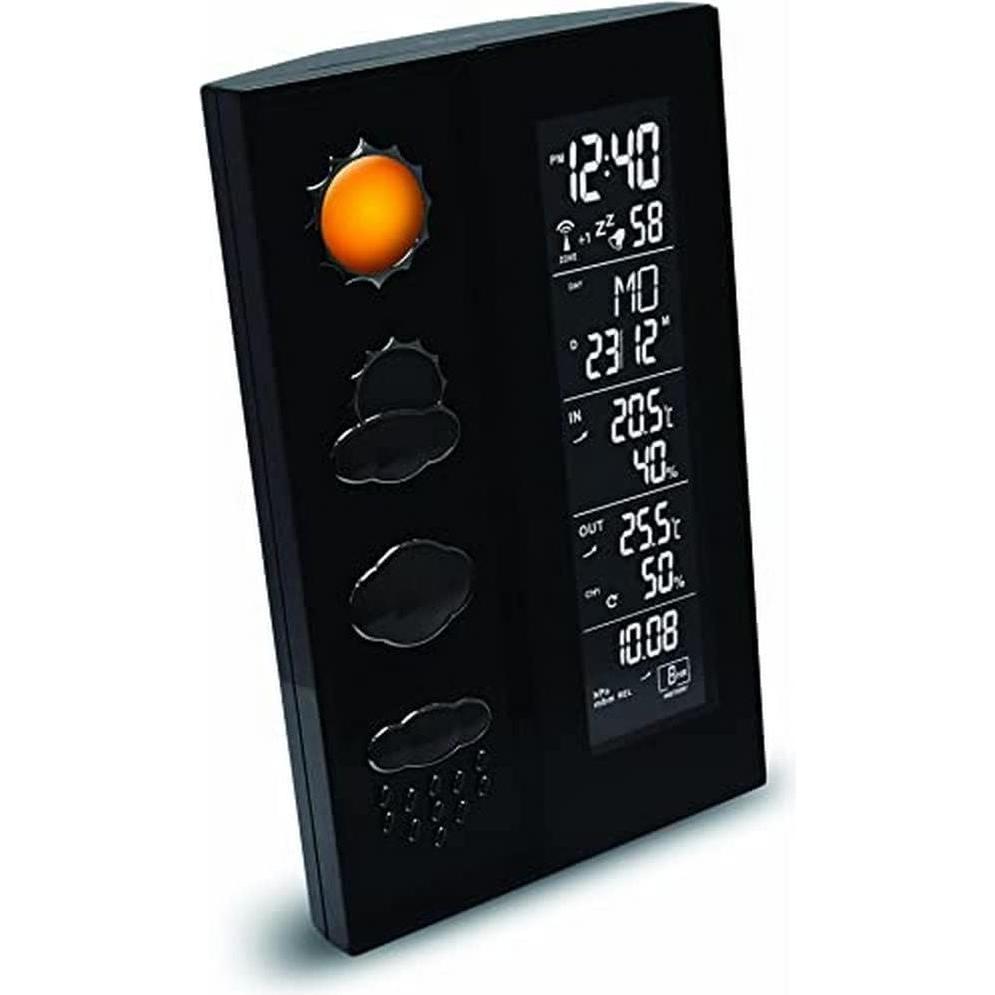 Technoline Ws 6650, Wetterstation, Schwarz