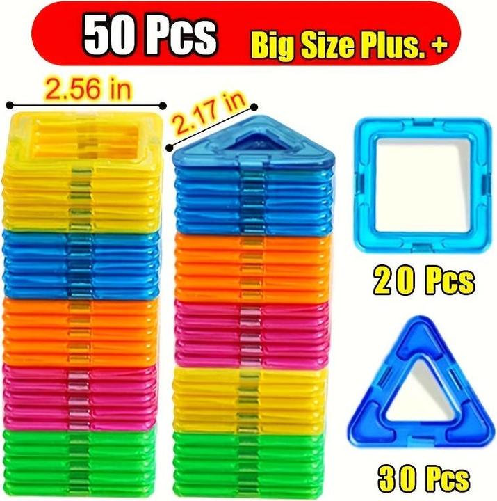 Actual product image Activity Board Magnetic building blocks