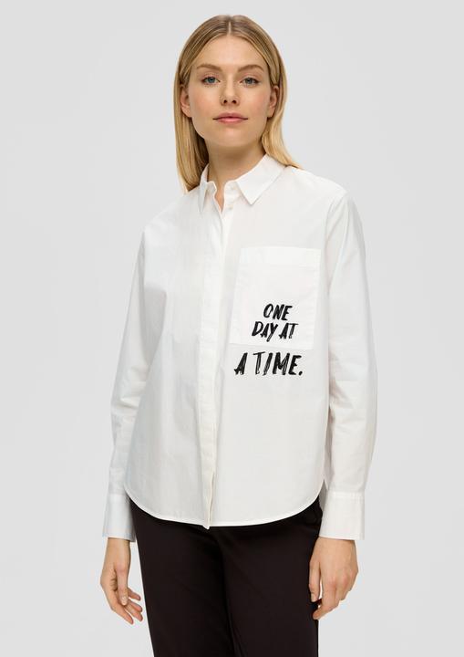 Actual product image S.Oliver Bluse Popeline-Bluse aus Baumwolle (46)