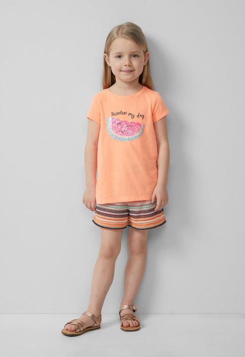 Immagine prodotto S.Oliver T-Shirt T-Shirt mit Print und Pailletten (140)
