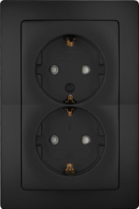 Actual product image Kopp Insert socket outlet Paris Black (matt) 920950089