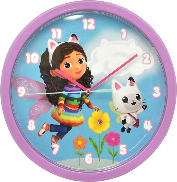 Actual product image Gabby's Dollhouse Gabby Dollhouse Wall Clock 25cm (25 cm)