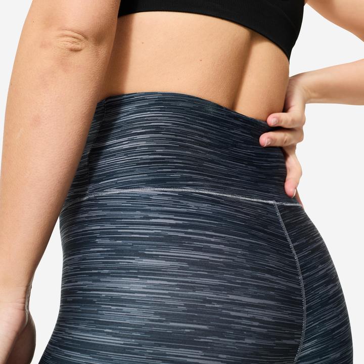 Produktbild Domyos Women's Loose Cardio Fitness Shorts 100 - Mottled Grey (XS)