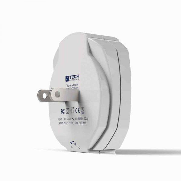 Produktbild Travel Blue 2fach USB WallCharger 2.1A USA Anschluss (2 Ports)