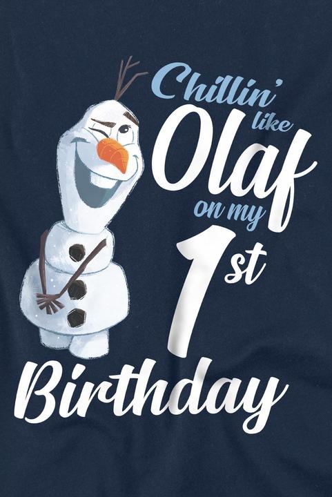 Produktbild Disney Frozen Chillin Like Olaf TShirt 1. Geburtstag (128)