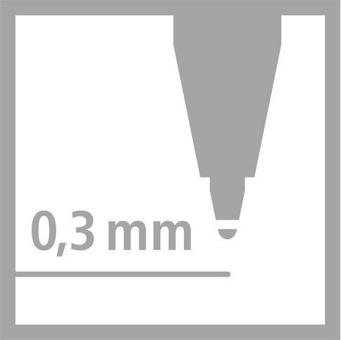 Produktbild STABILO Tintenroller bionic worker fine, blau, 0,3 mm (Orange, Blau, 10 x)