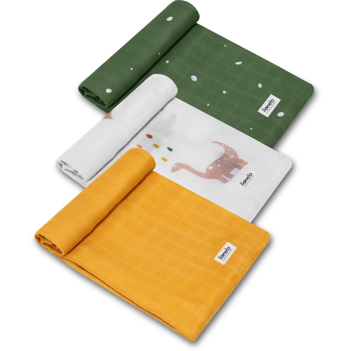 Thumbnail - Lionelo, Kinderteppich, Dino Bamboo Box Multilor (70 x 70 cm)