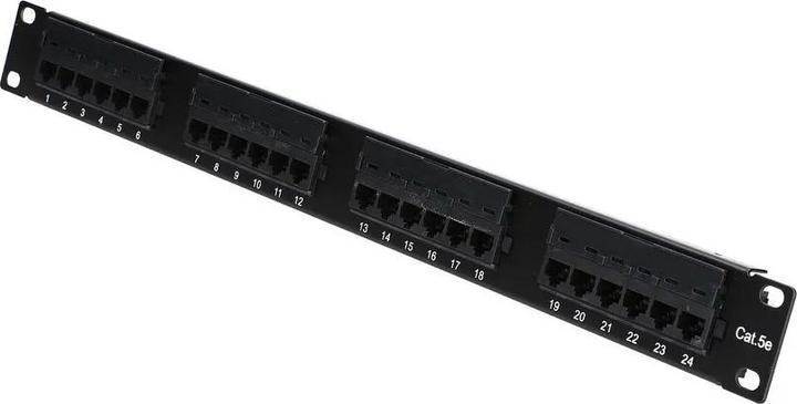 Actual product image Extralink CAT5E UTP | Patch panel | 24 port