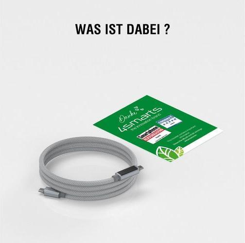 Productafbeelding 4smarts Kabel DigitCord (1.50 m, USB 2.0, 100 W)