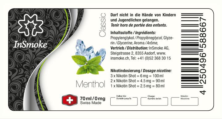 Produktbild Liquid Station Menthol (Minze)