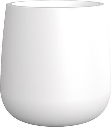 Actual product image Newgarden CAMELIA 40 Planter large round ø39x39cm white 33L outside (33 lm)