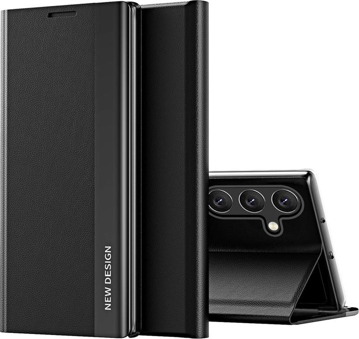 Actual product image Hurtel Back panel cover Sleep Case Pro Cover with Flip and Stand for Samsung Galaxy A36 - Black (Samsung Galaxy A36)