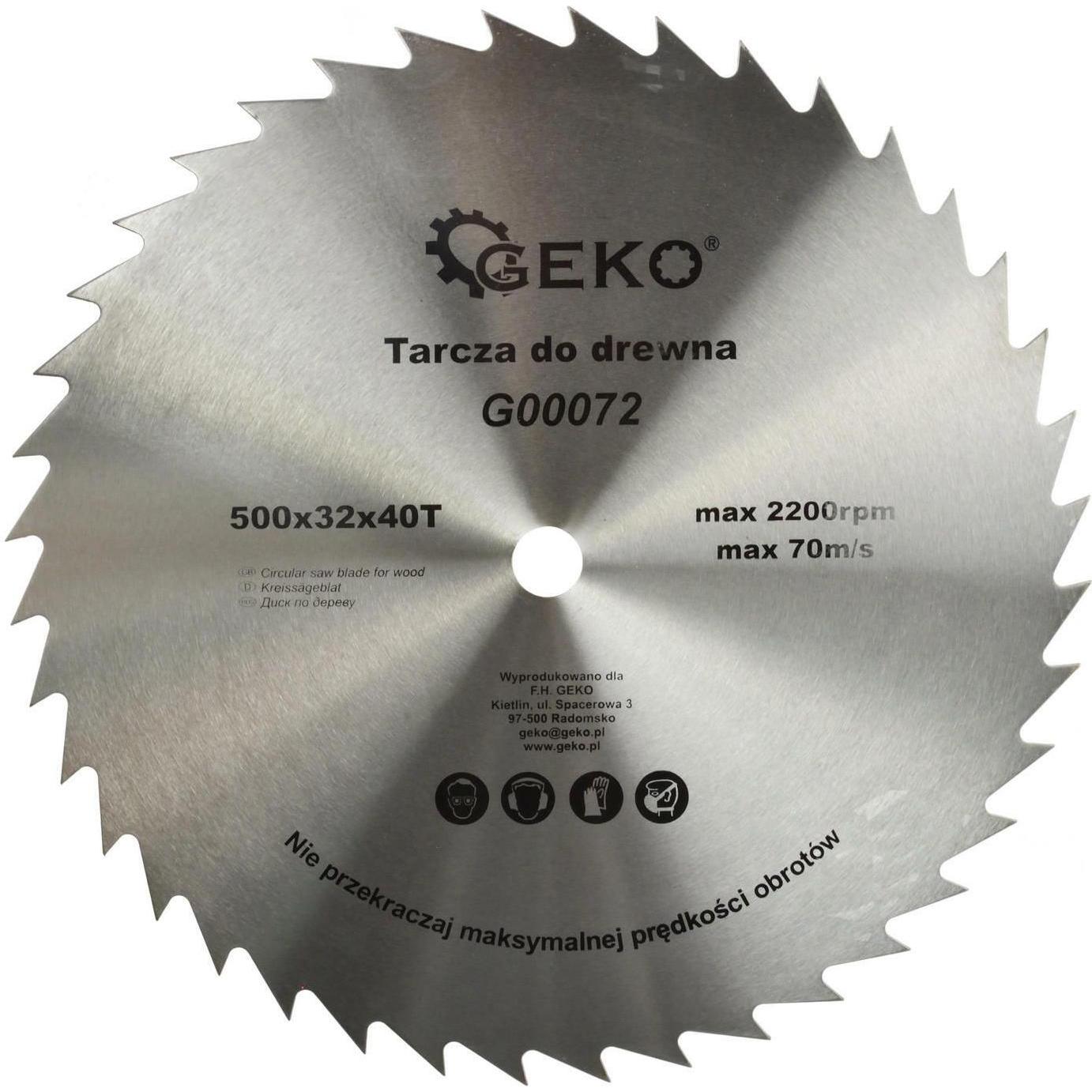 GEKO, Sägeblatt, Sägeblatt, 500x32x40T