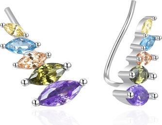 Image du produit Agato - Charming long earrings with colored zircons AGT-E048VC