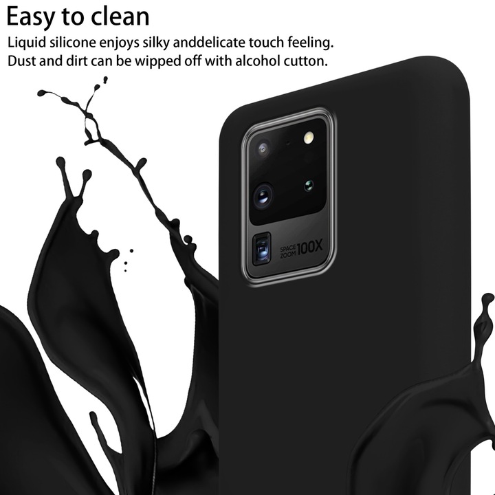 Actual product image Cadorabo TPU Cover Mobile Phone Chain Liquid (Samsung Galaxy S20 Ultra)
