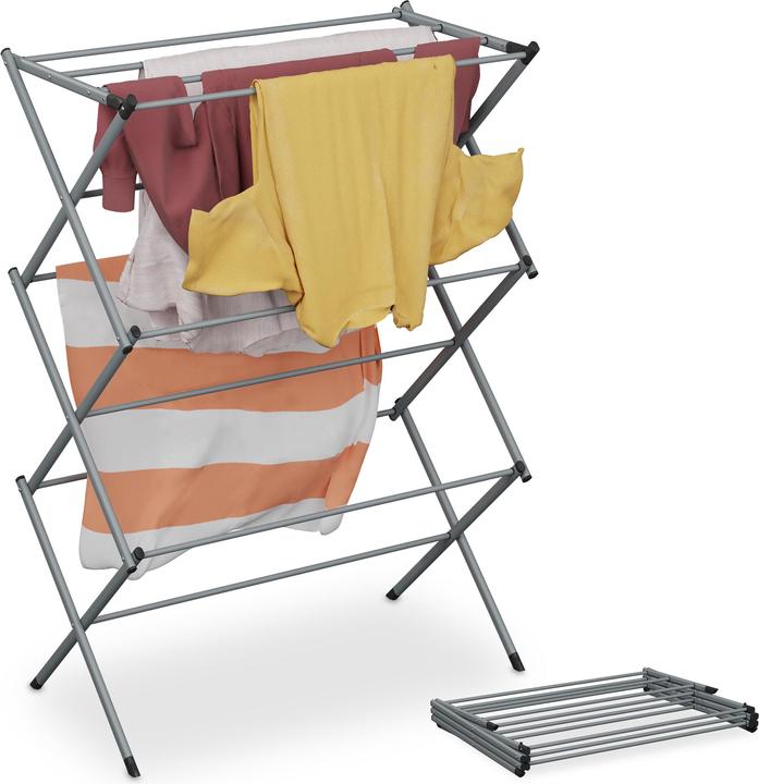 Actual product image Relaxdays Laundry rack