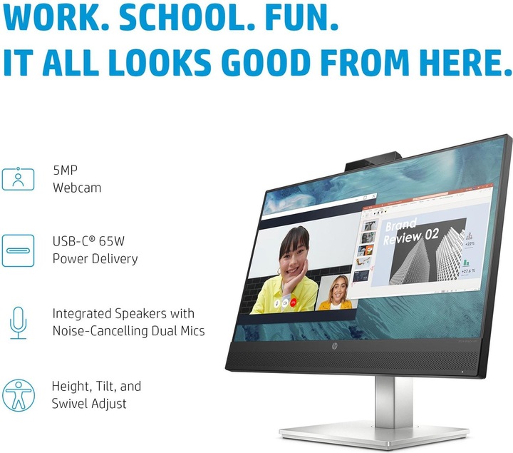 Produktbild HP E24m G4 (1920 x 1080 Pixel, 23.80")