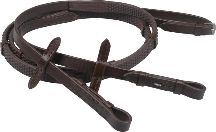 Immagine prodotto Qhp Redini per cavalli in gomma morbida con fermi