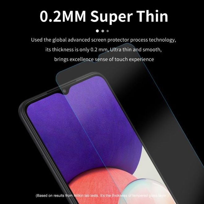 Actual product image Nillkin H+ PRO protective glass (1 Piece, Samsung Galaxy A22 5G)