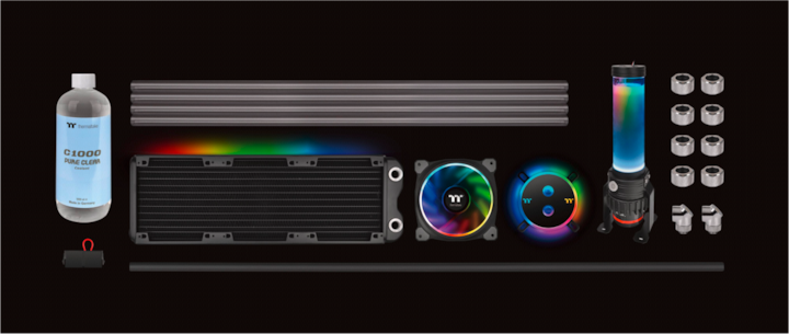 Actual product image Thermaltake Pacific M360 Plus DIY Liquid coo