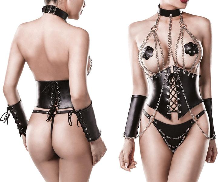 Image du produit Grey Velvet Ensemble de corsage 4 pièces S-M (S, M)