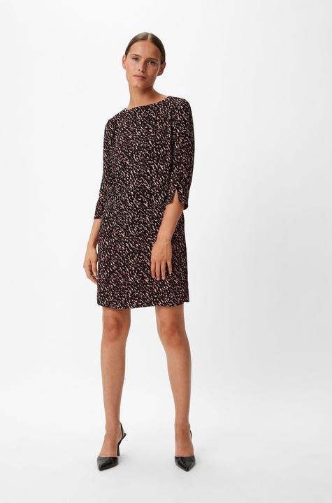 Image du produit Comma Kleid Crêpe-Kleid mit Allover-Print (40)