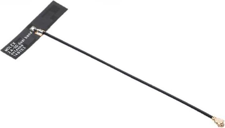 Actual product image Molex Flexible 6E WLAN antenna, 3.7 dBi, MHF4, 35mm, adhesive mounting (Wi-Fi)