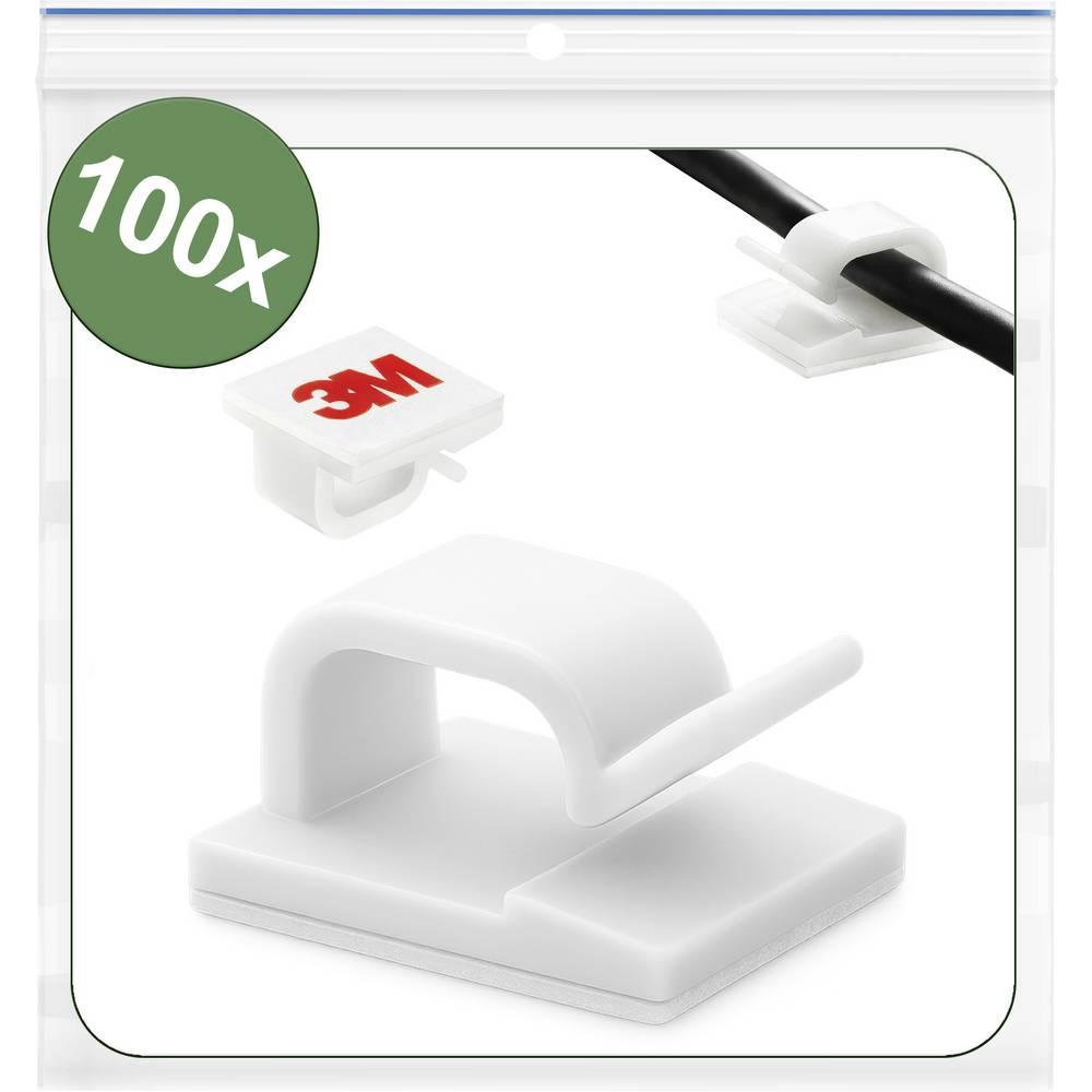 Quadrios, Portacavi, 25CA751 Kabelclip selbstklebend 25CA751 Bündel-Ø-Bereich 1 bis 7 mm W