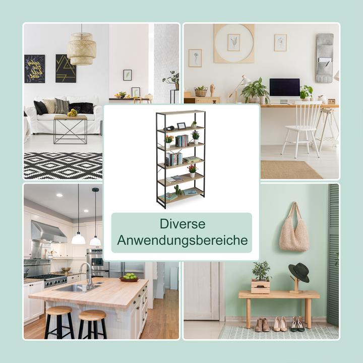 Produktbild Relaxdays Standregal (95 x 35 x 180 cm)